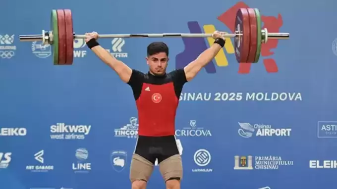 Milli halterci Kaan Kahriman Avrupa şampiyonu!