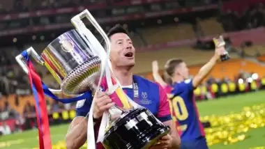 Barcelona'da Inter maçı öncesi Lewandowski müjdesi