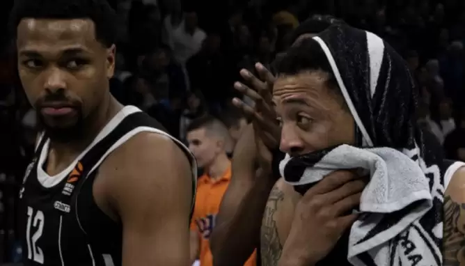 Partizan'lı oyuncular kavgaya karıştı! Kafasında şişe patlattı...