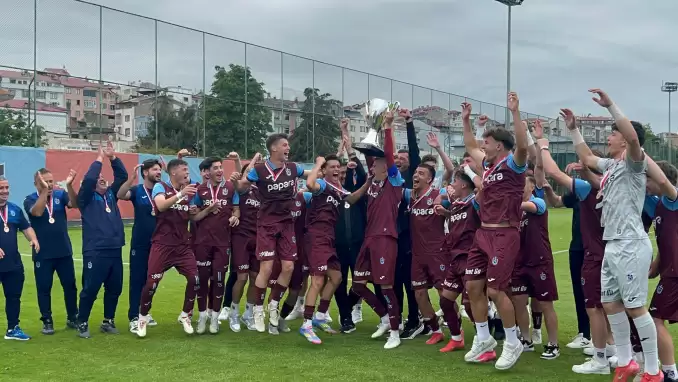 Trabzonspor şampiyonluk kupasını aldı