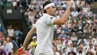 Wimbledon'da tek erkeklerde dünya 5 numarası, çeyrek finalde!