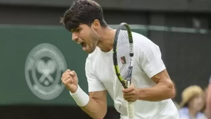 Tek erkeklerde dünya 2 numarası, Wimbledon'da çeyrek finalde!