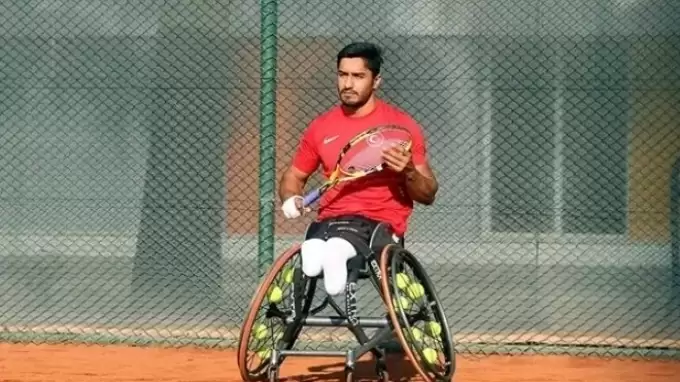 Milli para tenisçi Ahmet Kaplan, Wimbledon'da yarı finalde!