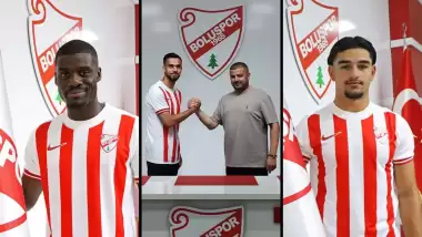 Boluspor'da 3 transfer birden!