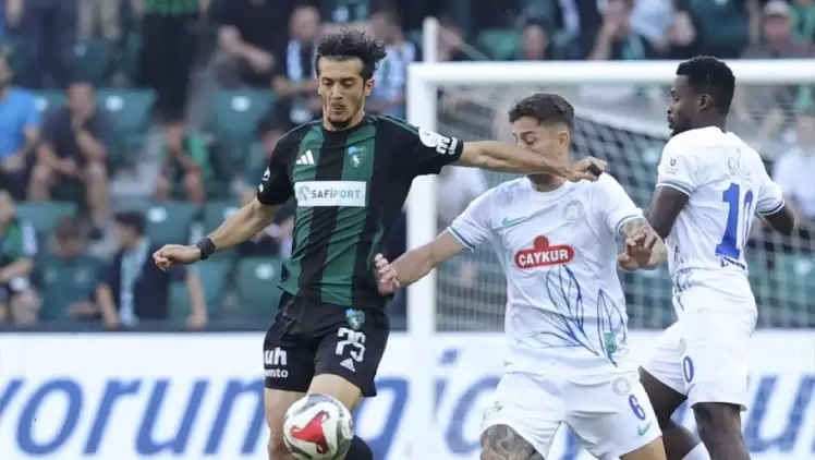 Kocaelispor ile Çaykur Rizespor yenişemedi! Galibiyet hasreti sürdü...