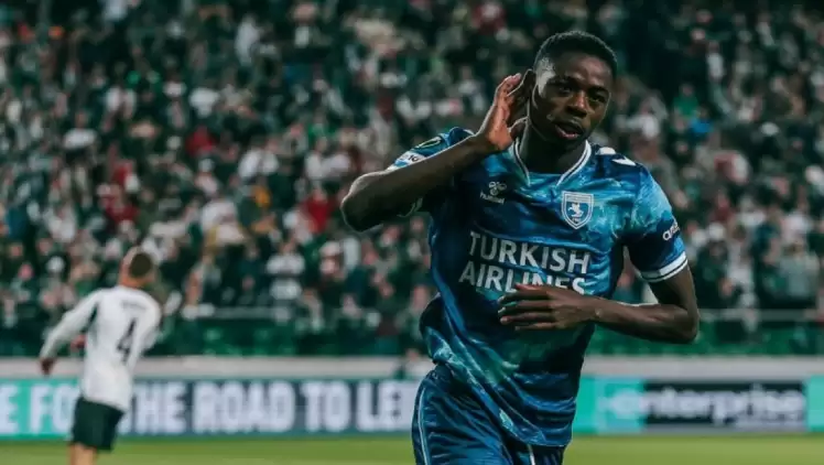Samsunspor'un galibiyet golünü atan Anthony Musaba: "Çok özel hissediyoruz"