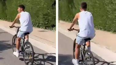 Arda Güler İspanya'da bisiklet turuna çıktı! Dinlediği şarkıya dikkat