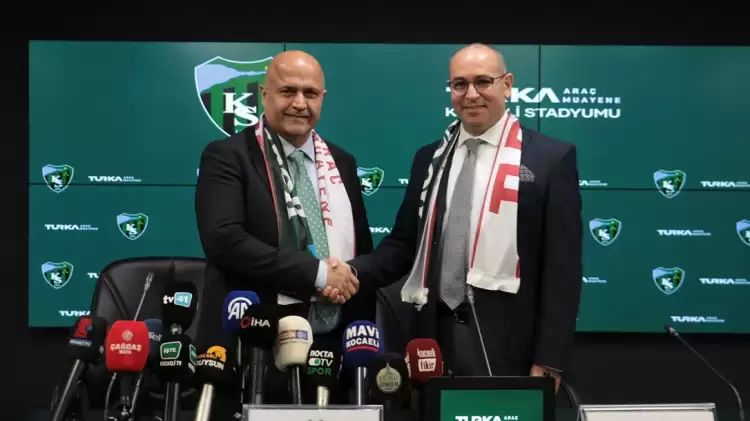 Kocaelispor'a stat isim sponsoru! Anlaşma imzalandı...