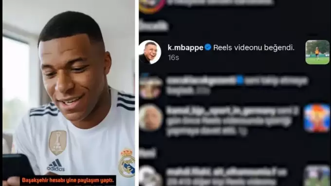 Mbappe beğeni yapmıştı! RAMS Başakşehir'den yapay zeka destekli sürpriz paylaşım