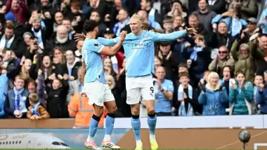 Manchester City, Everton engelini Erling Haaland'la geçti