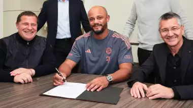 Bayern Münih'te teknik direktör Vincent Kompany'nin sözleşmesi uzatıldı