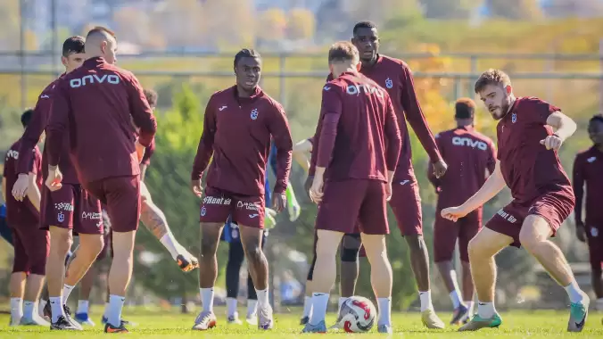 Trabzonspor, Galatasaray maçının hazırlıklarını tamamladı