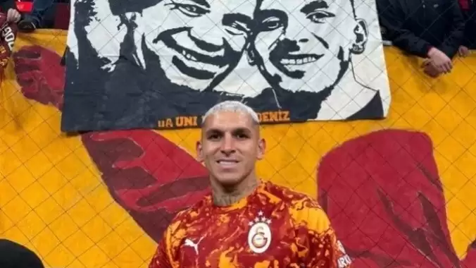 Galatasaray taraftarından Torreira'ya pankart