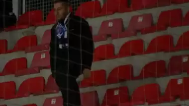 Süper Lig'de ilginç an: Takımını tribünde tek başına destekledi