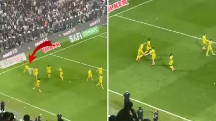 Dorgeles Nene'den maça damga vuran hareket