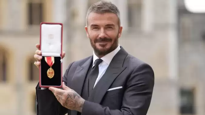 Ona artık "Sir" David Beckham diyeceksiniz