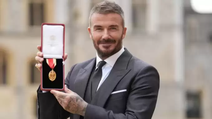 Ona artık "Sir" David Beckham diyeceksiniz