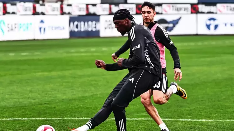 Beşiktaş 3 futbolcusundan eksik çalıştı