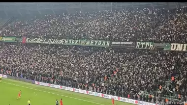 Kocaelispor taraftarının milli maçta yaptığı koreografiye ödül