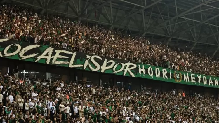 Galatasaray maçı öncesi flaş ceza! Kocaelispor taraftarından TFF'ye isyan