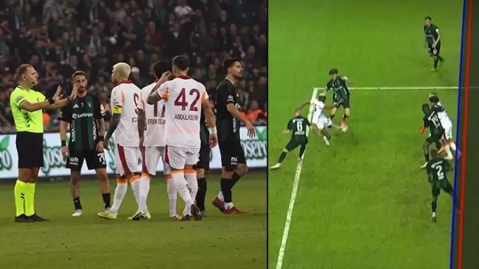 VAR kayıtları açıklandı! Kocaelispor - Galatasaray maçında iptal edilen gol...
