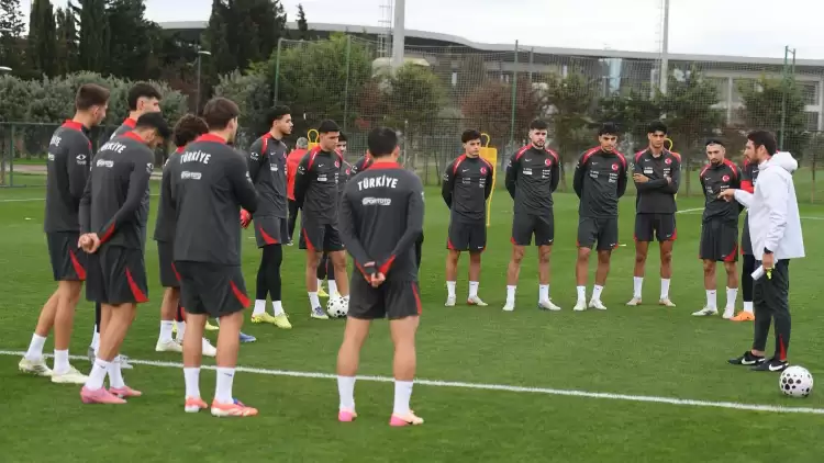 Ümit Milli Takım, Ukrayna maçı hazırlıklarını sürdürüyor