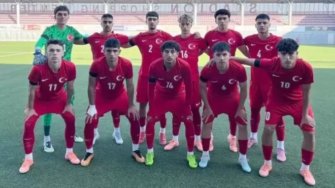 17 Yaş Altı Milli Futbol Takımı'ndan Malta'ya karşı şov! Gol yağdı...