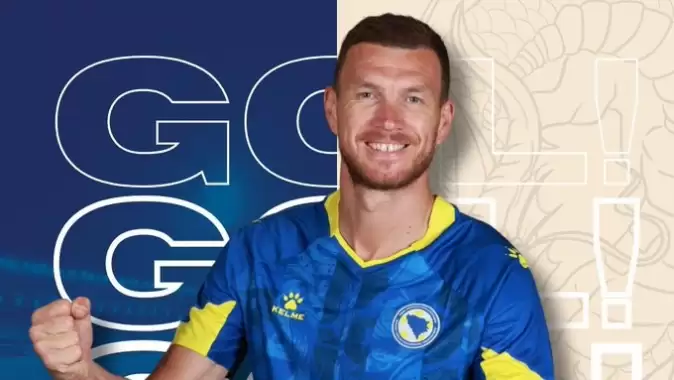 Edin Dzeko, Lucescu'nun hayallerini suya düşürdü! Bosna Hersek, Dünya Kupası için play-off turunu garantiledi