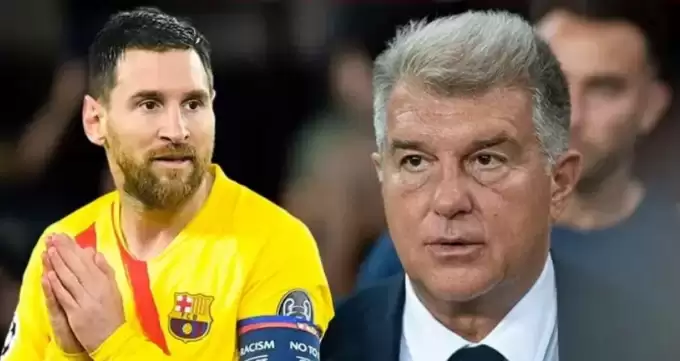 Barcelona Başkanı Laporta’dan flaş Messi yorumu! “Geçmişte yaşamayın…”