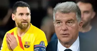 Barcelona Başkanı Laporta’dan flaş Messi yorumu! “Geçmişte yaşamayın…”