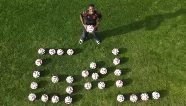 Samsunsporlu Musaba gösterdiği performanstan dolayı mutlu