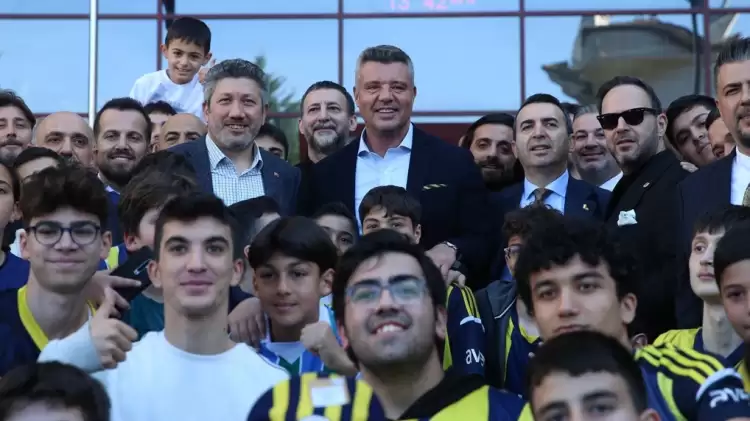 Fenerbahçe Kulübü Başkanı Saran, Rize'de okul ziyaretinde bulundu