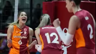 Galatasaray, Nilüfer Belediyespor Eker'i set vermeden geçti
