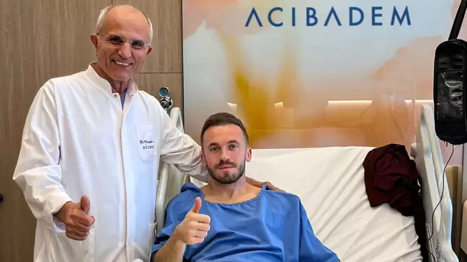 Trabzonspor'da Edin Vişça ameliyat oldu: Fibula kemiği kırıldı!
