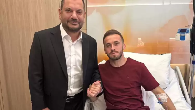 Başkan Ertuğrul Doğan’dan Edin Visca’ya geçmiş olsun ziyareti