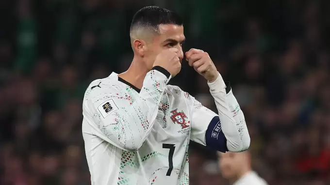 Cristiano Ronaldo'nın Dünya Kupası sevinci!