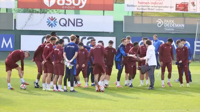 Trabzonspor'da 4 futbolcu salonda çalıştı!