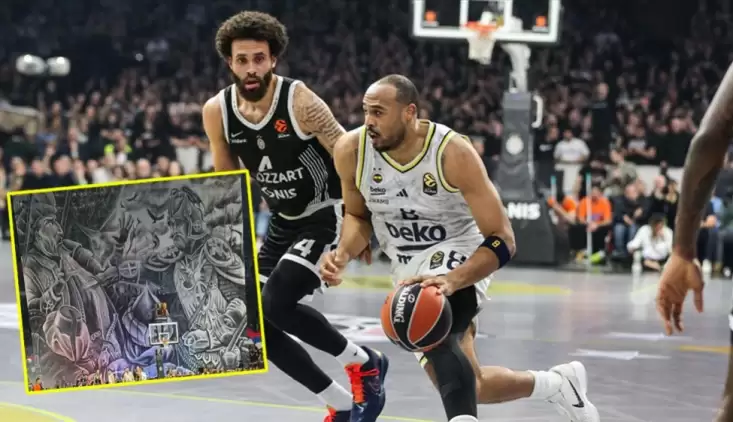 Partizan - Fenerbahçe maçındaki skandal pankarta skandal ceza!