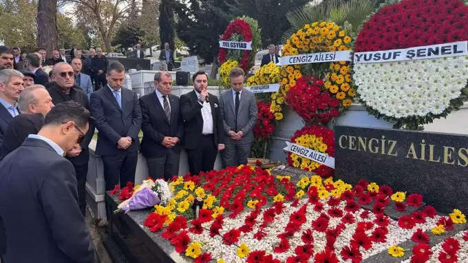 Galatasaray Kulübünün eski başkanı Mustafa Cengiz, kabri başında anıldı