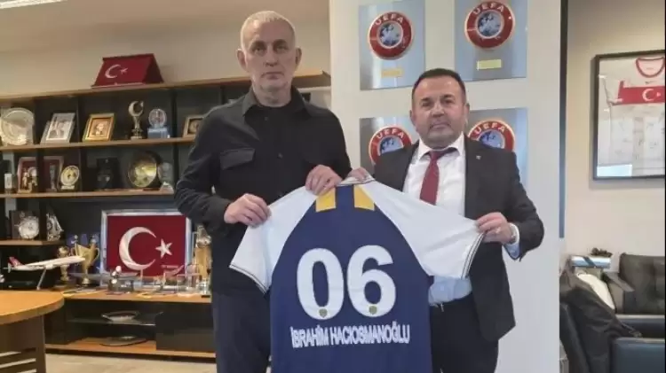 MKE Ankaragücü Başkanı Yaman, TFF Başkanı Hacıosmanoğlu'nu ziyaret etti