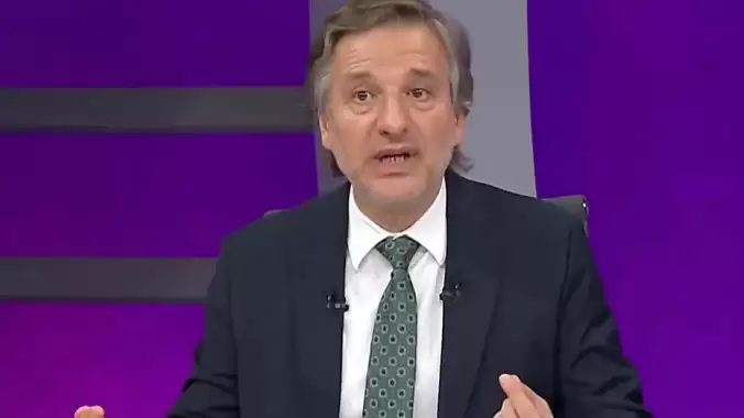 Galatasaray maçının ardından canlı yayında küplere bindi!