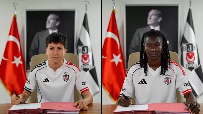 Beşiktaş'tan sürpriz iki transfer! Resmen açıklandı
