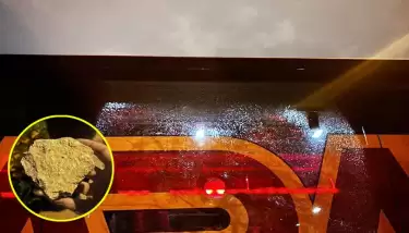 Galatasaray otobüsüne taşlı saldırı