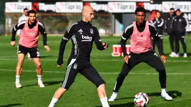 Beşiktaş'ta Trabzonspor maçı hazırlıkları devam etti