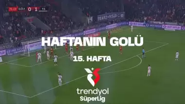VİDEO | Süper Lig'de 15. haftanın golü açıklandı