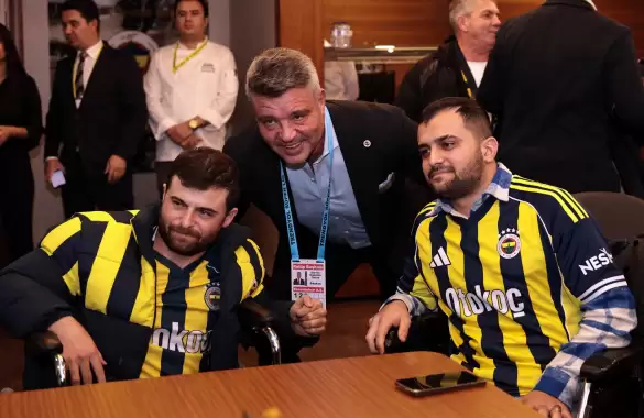 Fenerbahçe-Konyaspor maçında özel konuklar ağırlandı