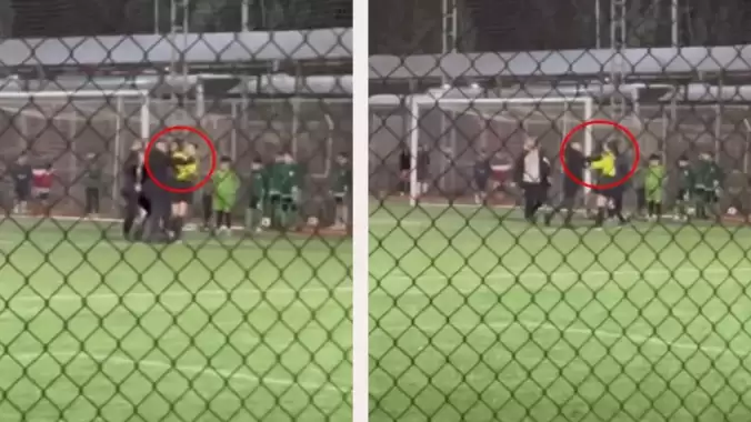 Skandal! Teknik direktör, 18 yaşındaki kadın hakeme tokat attı
