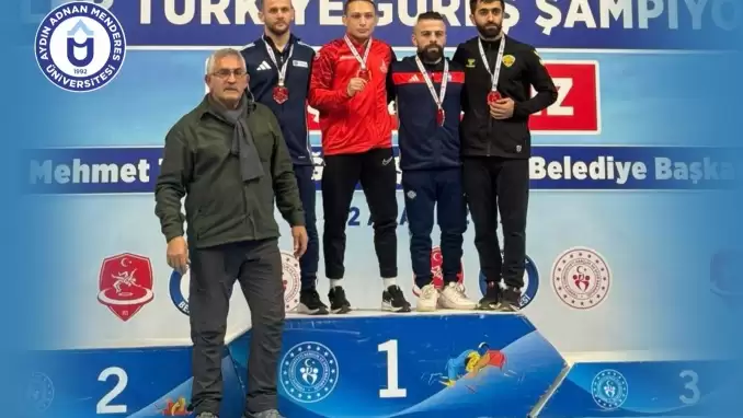 ADÜ’lü güreşçi Türkiye şampiyonu oldu