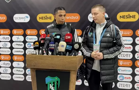 Rigoberto Rivas: "İlk yarıyı 3 puanla kapattığımız için mutluyuz"