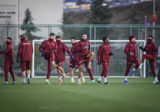 Trabzonspor yeni yılın ilk antrenmanını yaptı